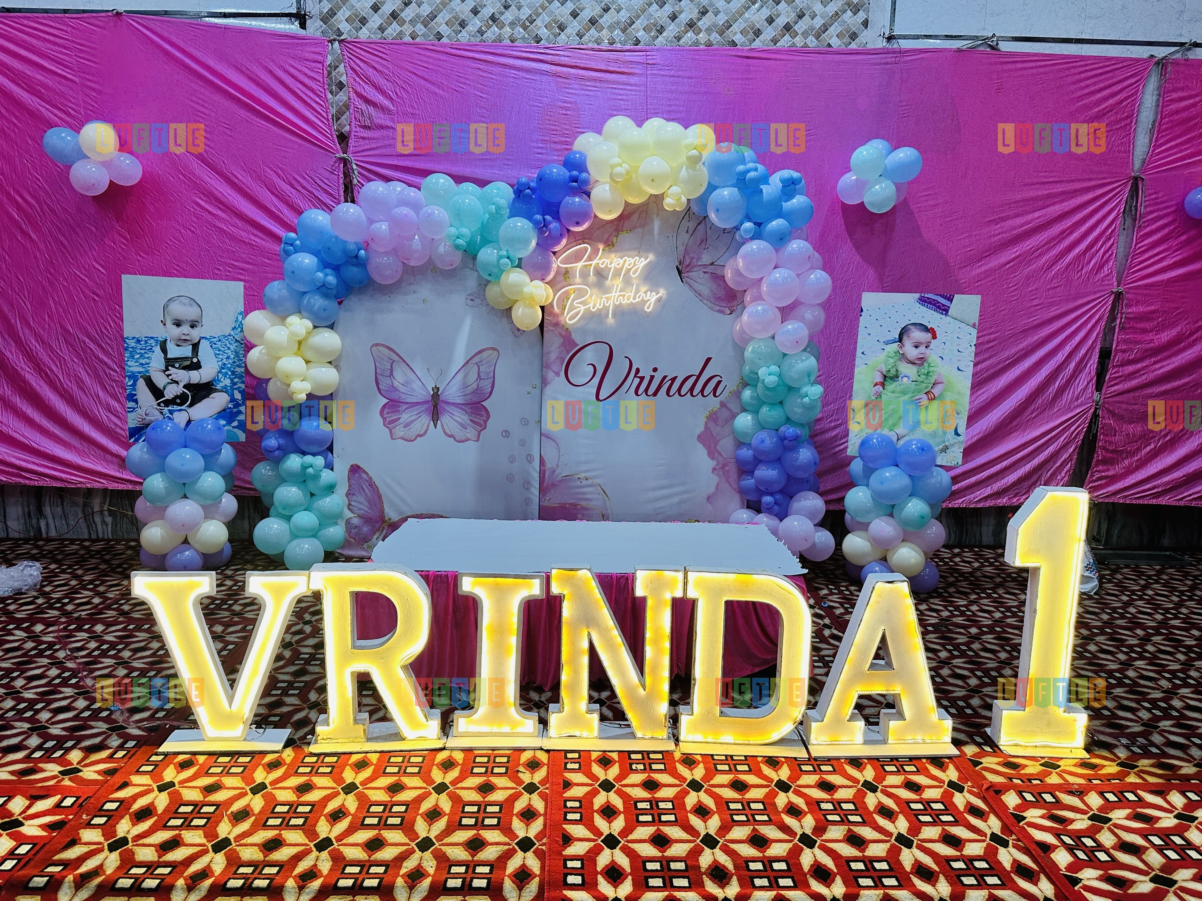 Birthday balloon decoration in Paschim Vihar by Luftle