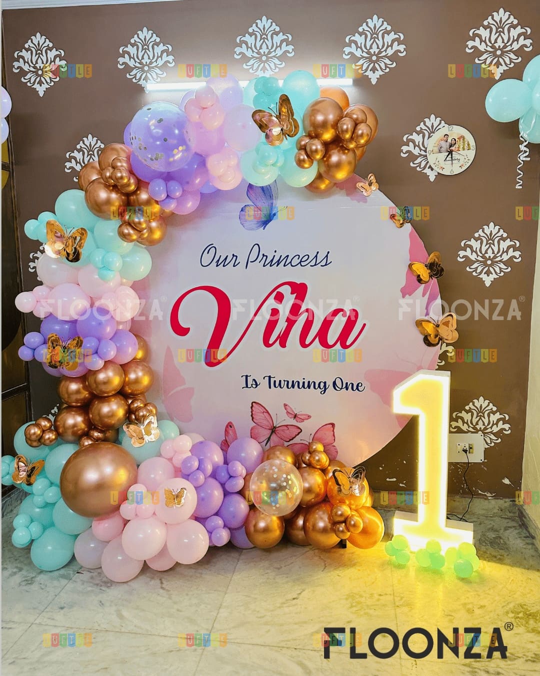 Birthday balloon decoration in Paschim Vihar by Luftle